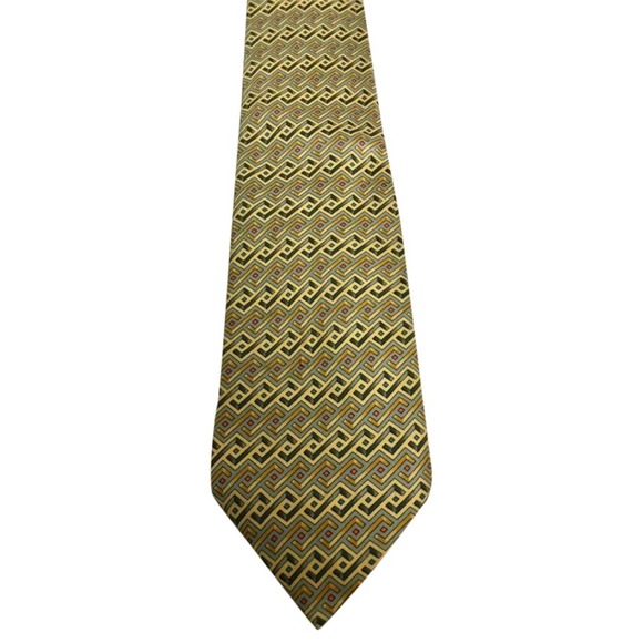 Hermes Printed Silk Twill Tie - Picture 1 of 3